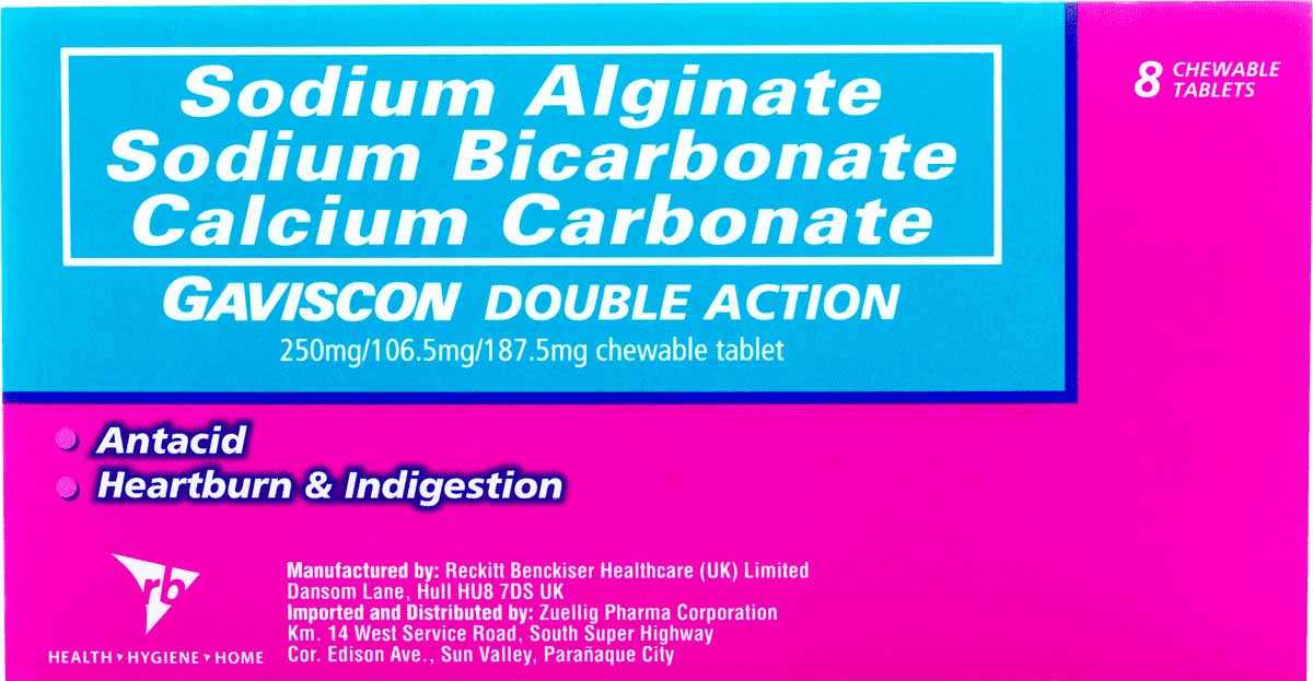 Gaviscon Double Action Chewable Tablets